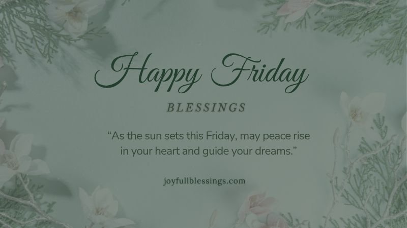 Thankful Friday quote over calming nature scenery for social sharing