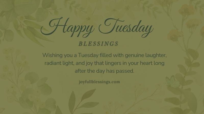 Motivational Tuesday blessings image reminding you of strength, courage, and inner light