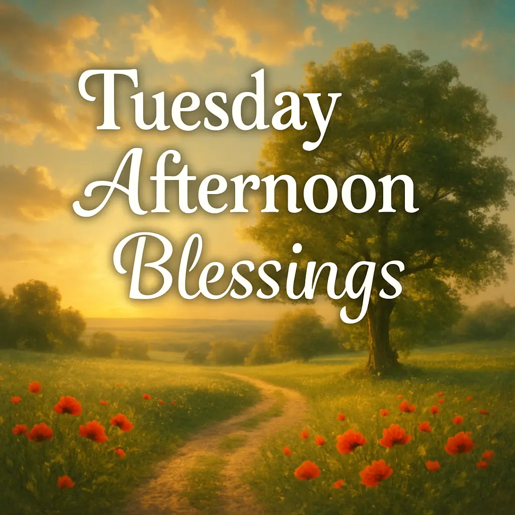 Tuesday afternoon blessings